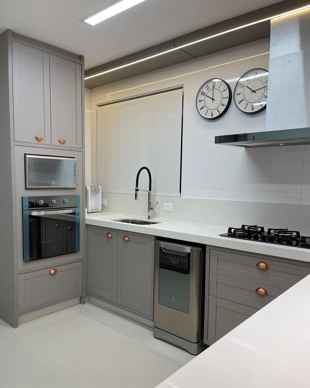 Cozinha em Quartzo Branco